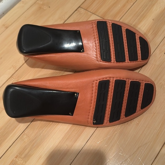 Robert Zur Designer Orange Crush and Fuschia Tglove Leather Loafers 6.5 - Picture 7 of 11